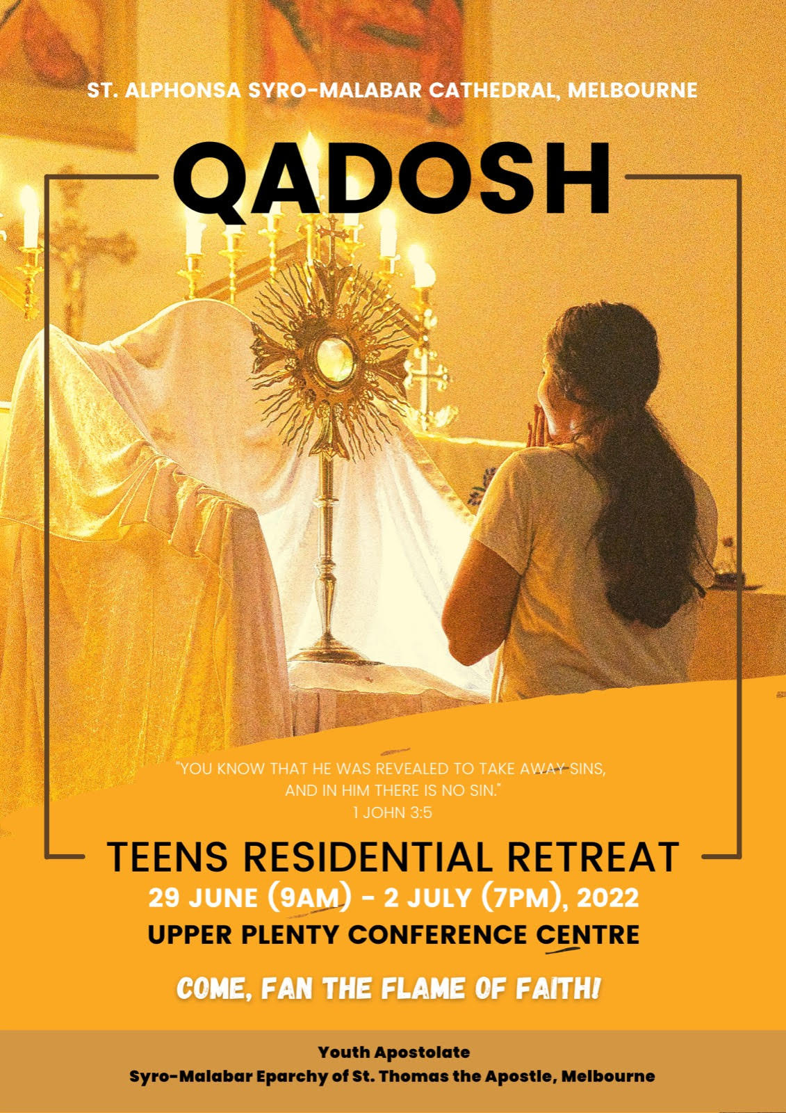 Eucharistic adoration St. Alphonsa Cathedral Parish